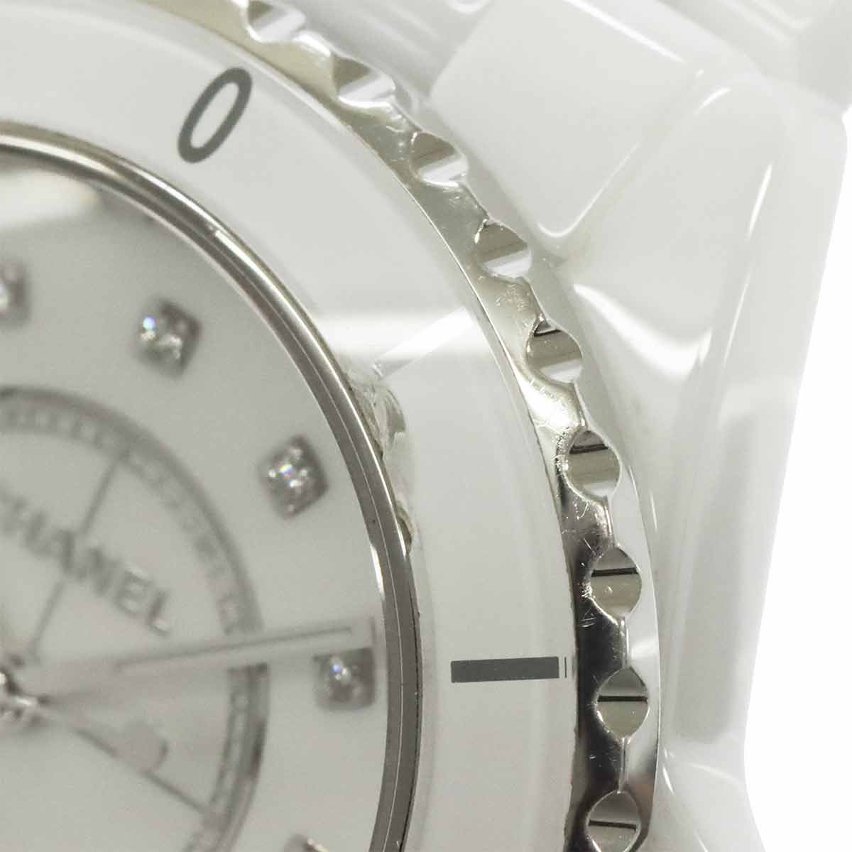 J12 33mm H5704 12P Diamond Ceramic Quartz Ladies Watch