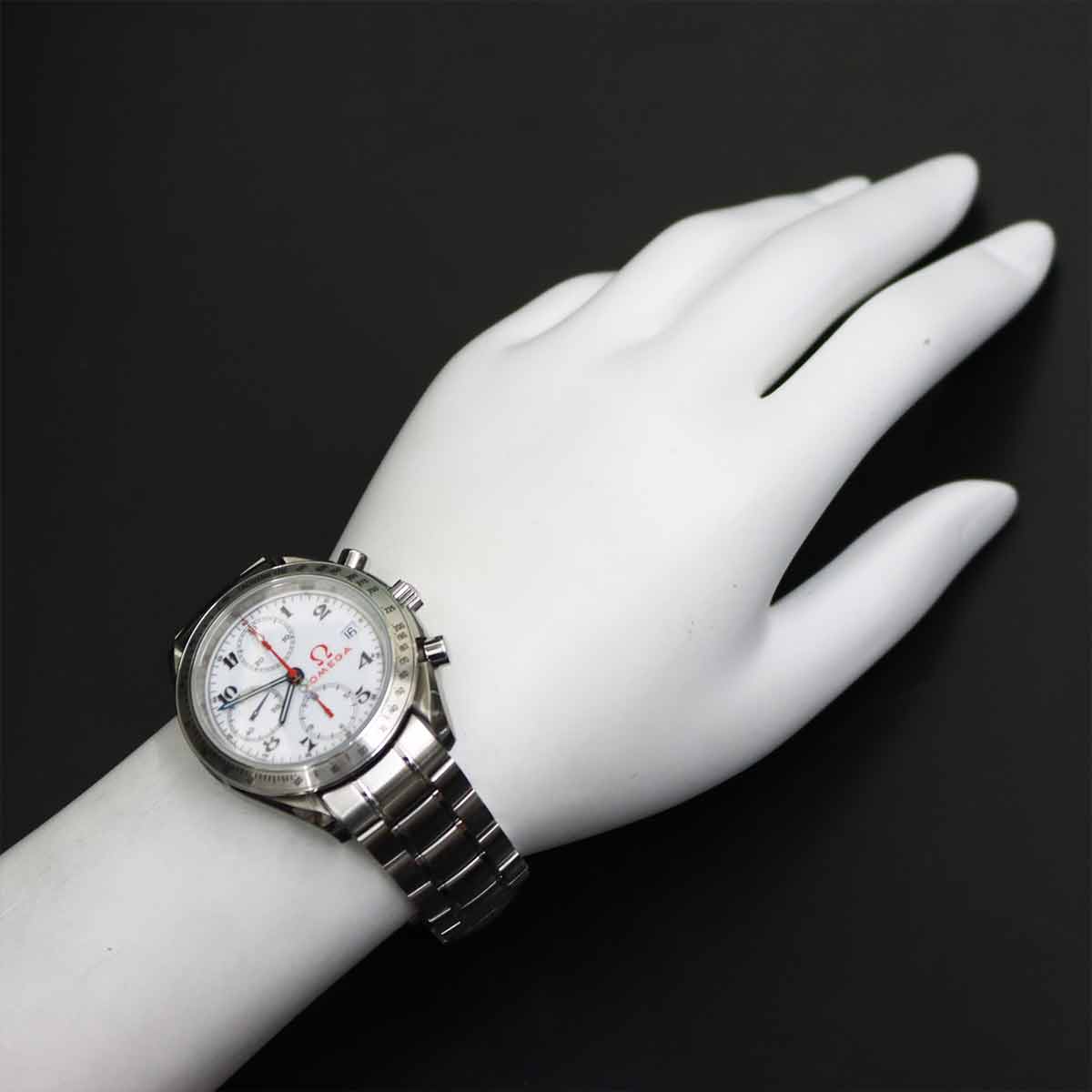 Speedmaster 323 10 40 40 04 001 Olympic White Dial Mens