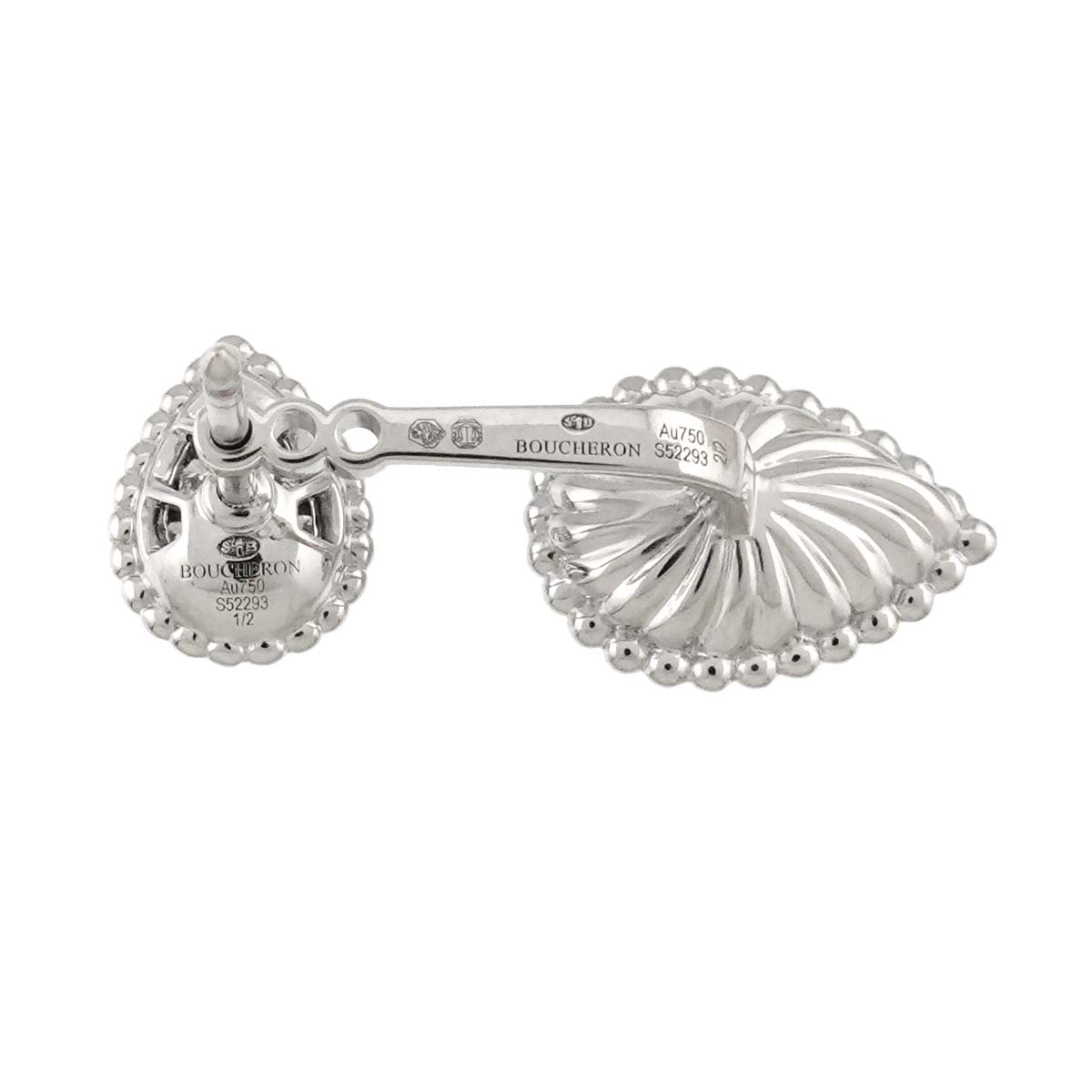 SERPENT BOHEME Aquaprase Diamond Earring 18K WG OnePiece only