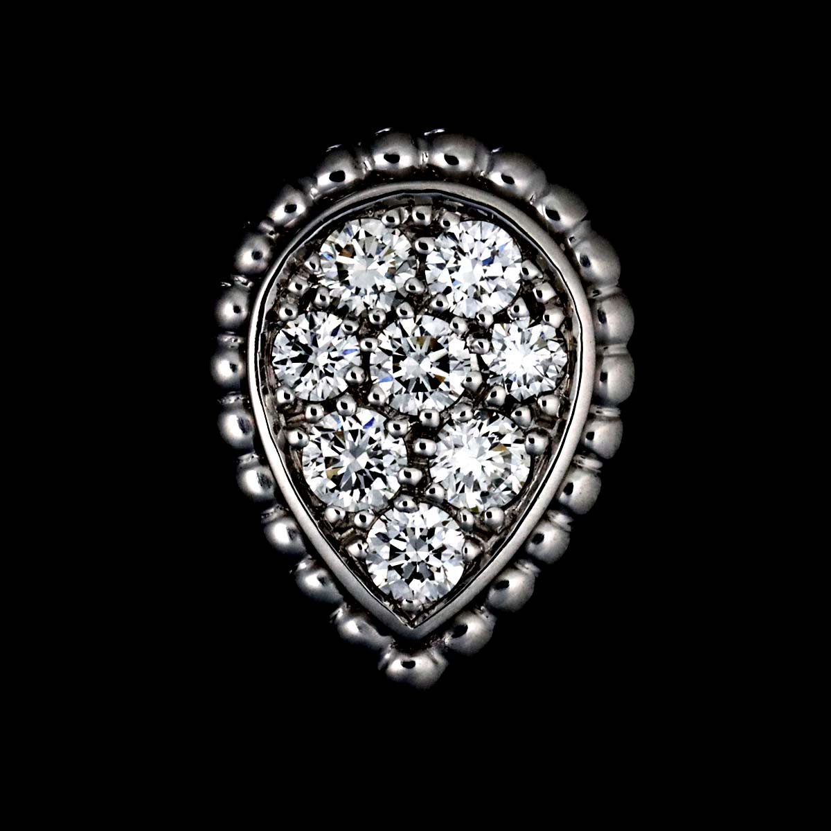 SERPENT BOHEME Aquaprase Diamond Earring 18K WG OnePiece only