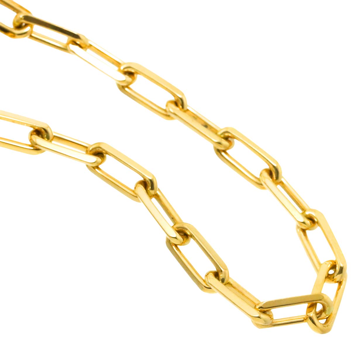 Chain Necklace 18K YG Yellow Gold 750