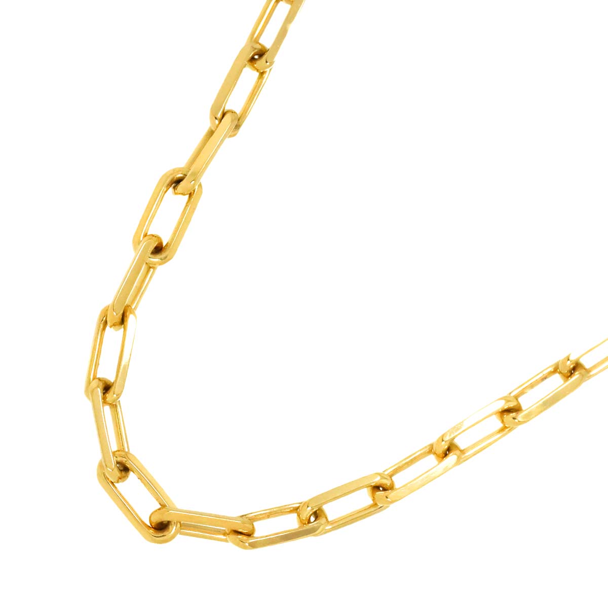 Chain Necklace 18K YG Yellow Gold 750