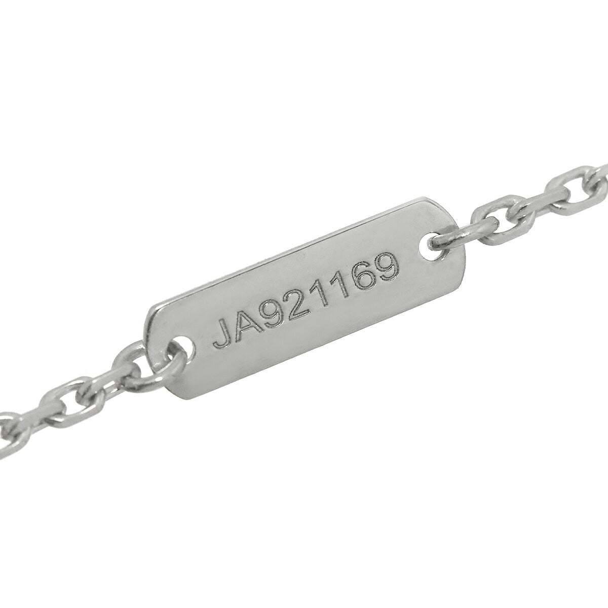 Vintage Alhambra Diamond Necklace 18K WG 750