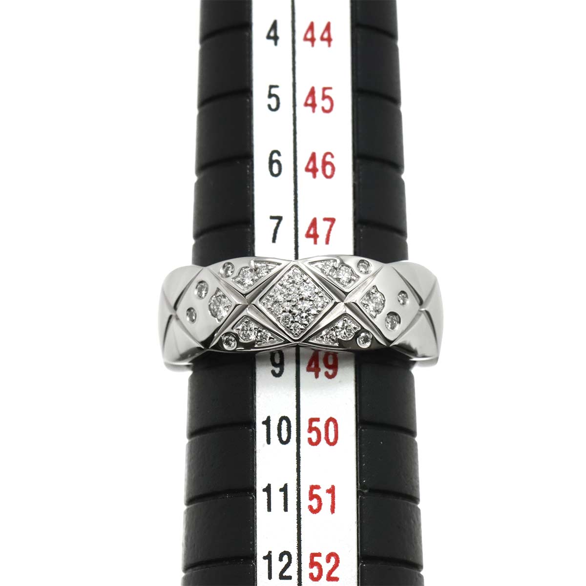 Coco Crush Medium Diamond Ring WG 750 size48 4.5(US)