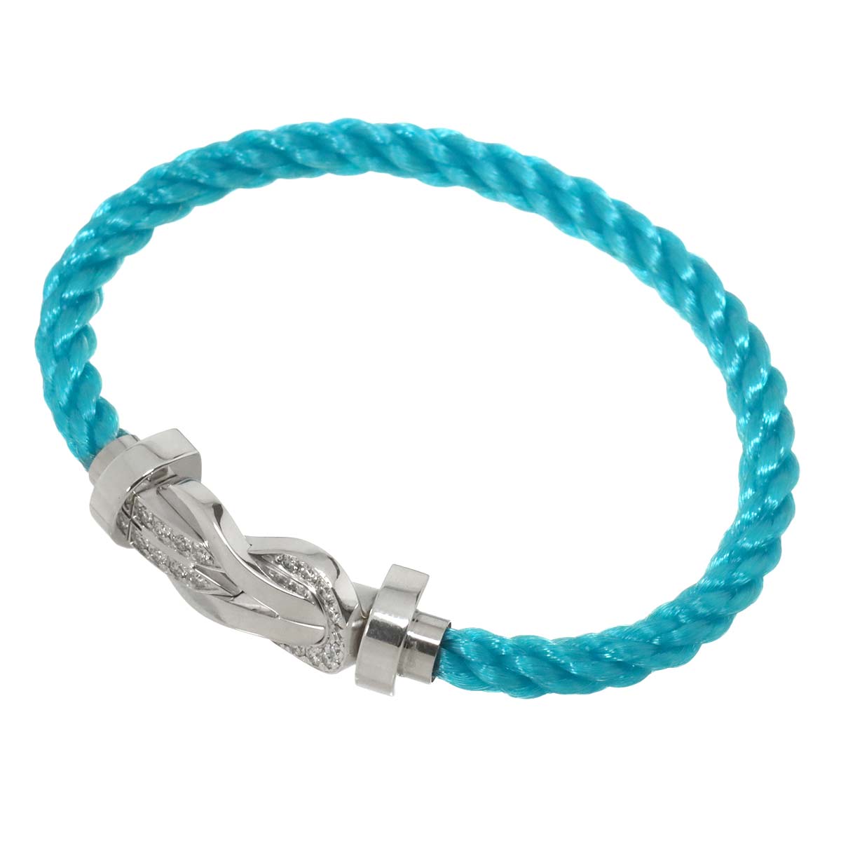 Chance Infini Diamond Bracelet LM 18K White Gold 750 Steel size14