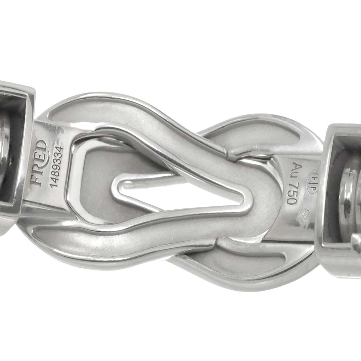 Chance Infini Diamond Bracelet LM 18K White Gold 750 Steel size14