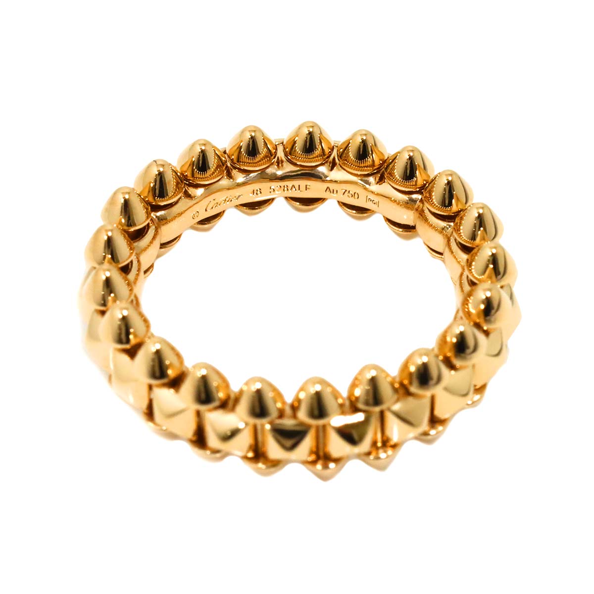 CLASH DE SM Ring 18K Pink Gold size48 4.5(US)