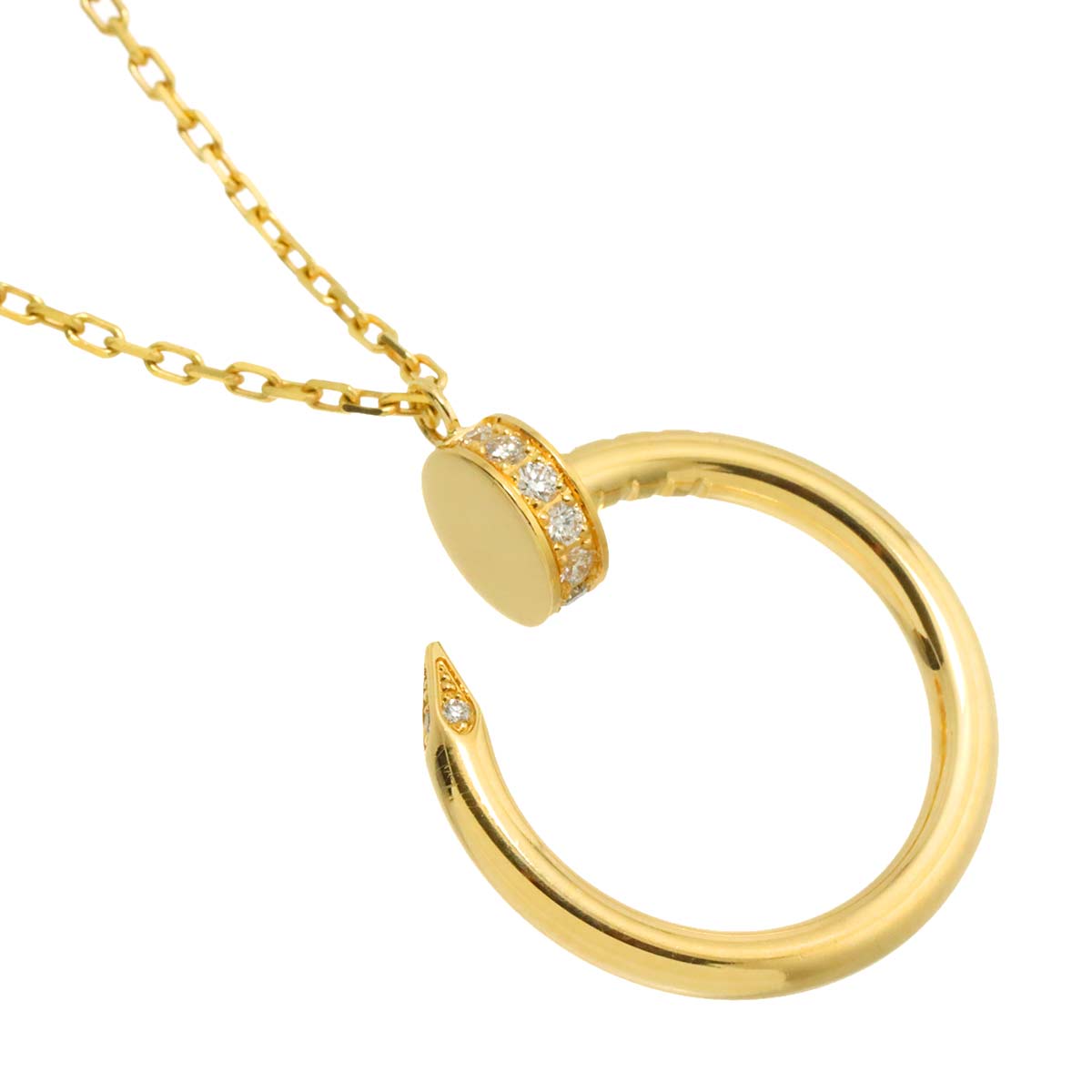 Juste Un Clou Diamond Necklace 18K Yellow Gold 750