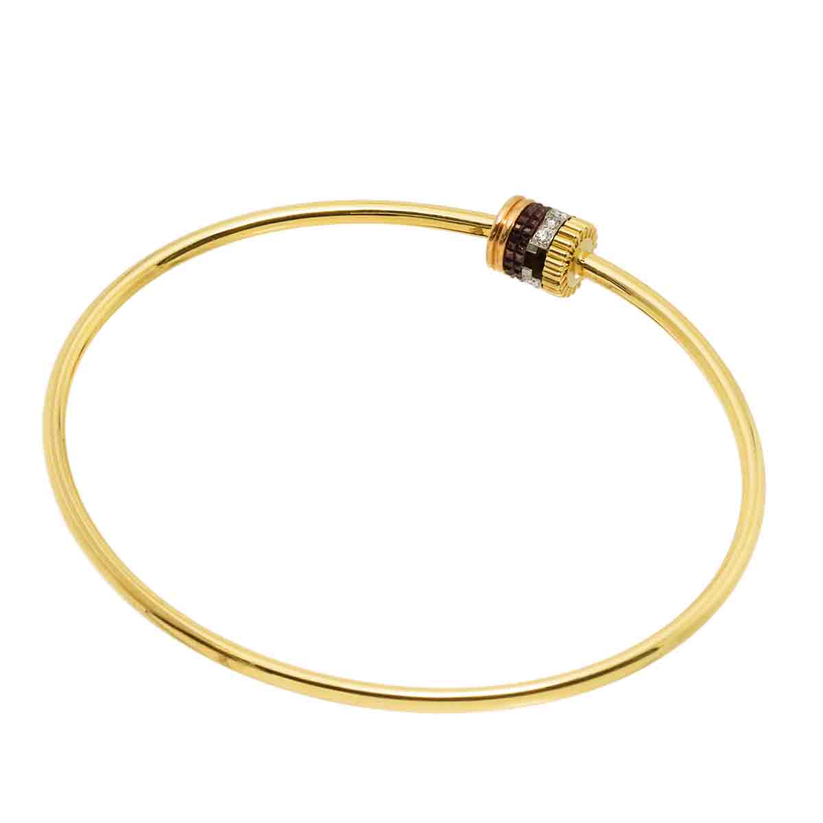 Quatre classique Diamond Bracelet 18K YG WG PG 750 PVD Size18