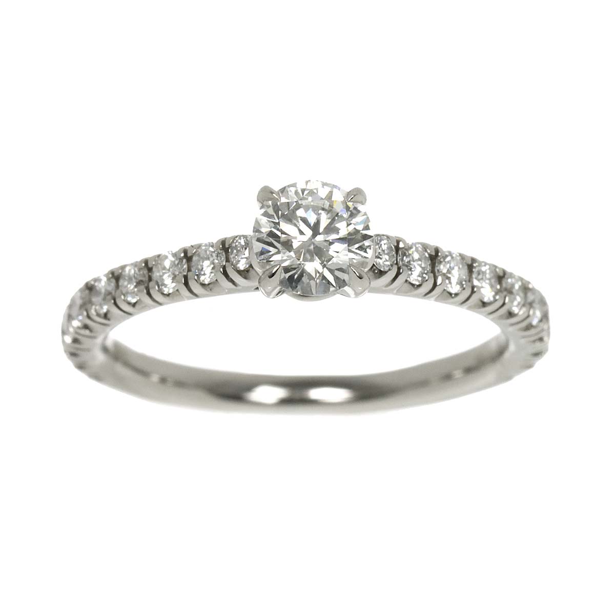 ETINCELLE Half Diamond 0.32ct Ring Pt size47 4(US)