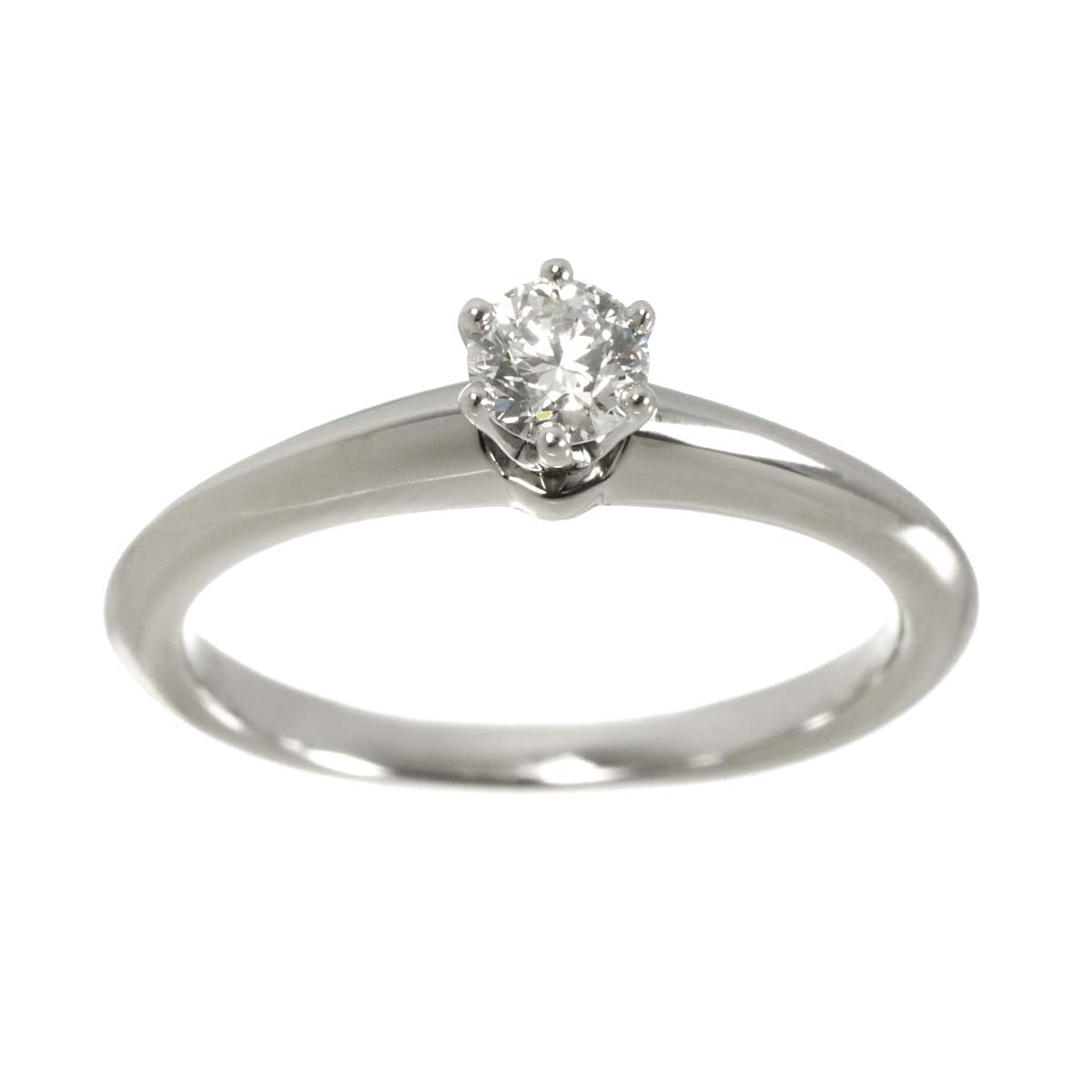 Diamond 0.24ct H/VS2/3EX Ring Platinum Size5.25(US)