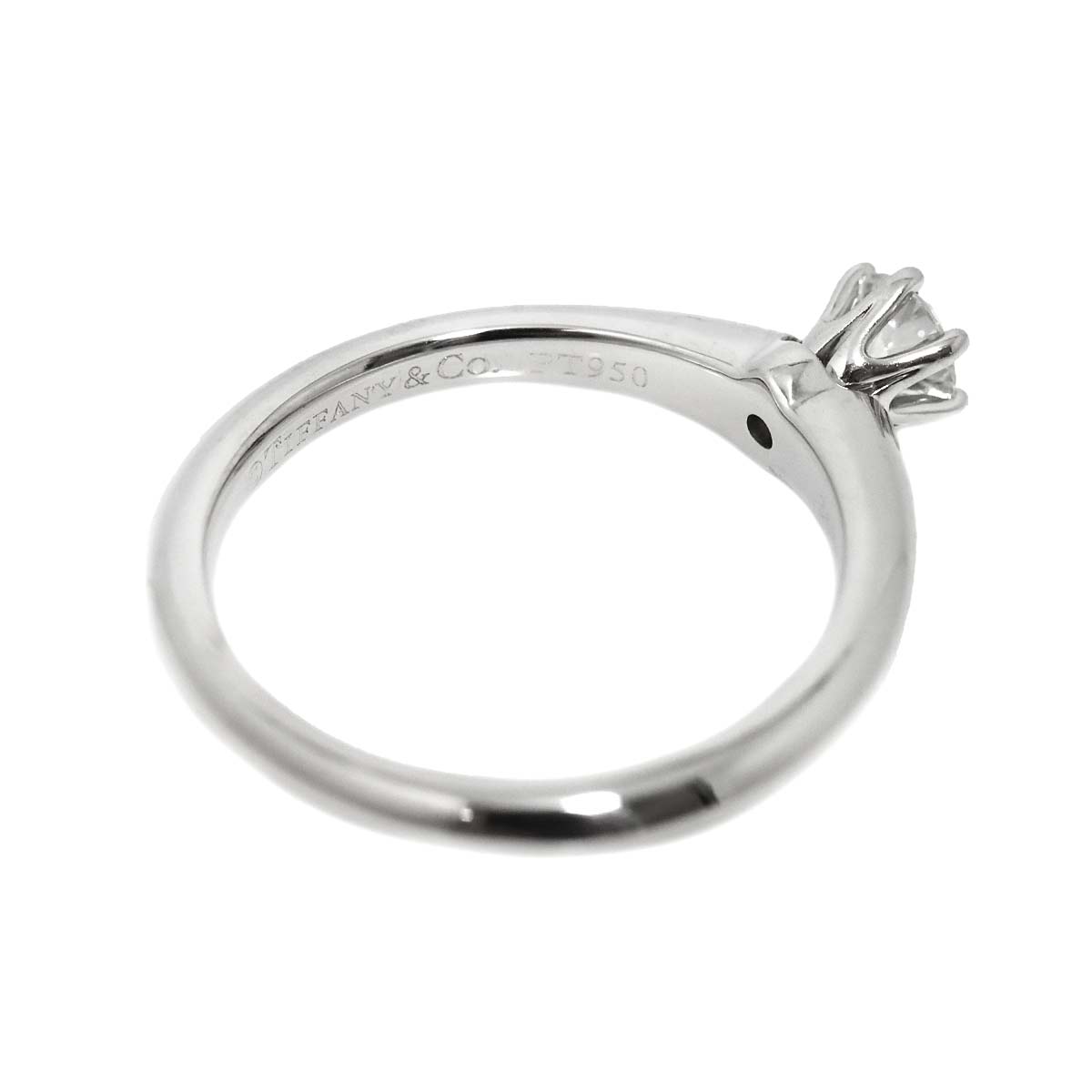 Diamond 0.24ct H/VS2/3EX Ring Platinum Size5.25(US)
