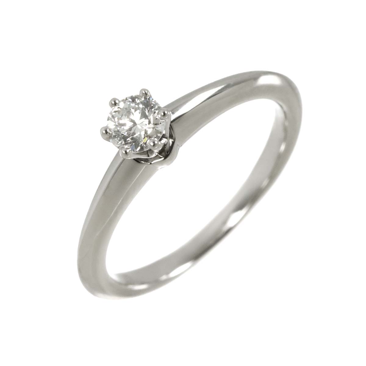 Diamond 0.24ct H/VS2/3EX Ring Platinum Size5.25(US)