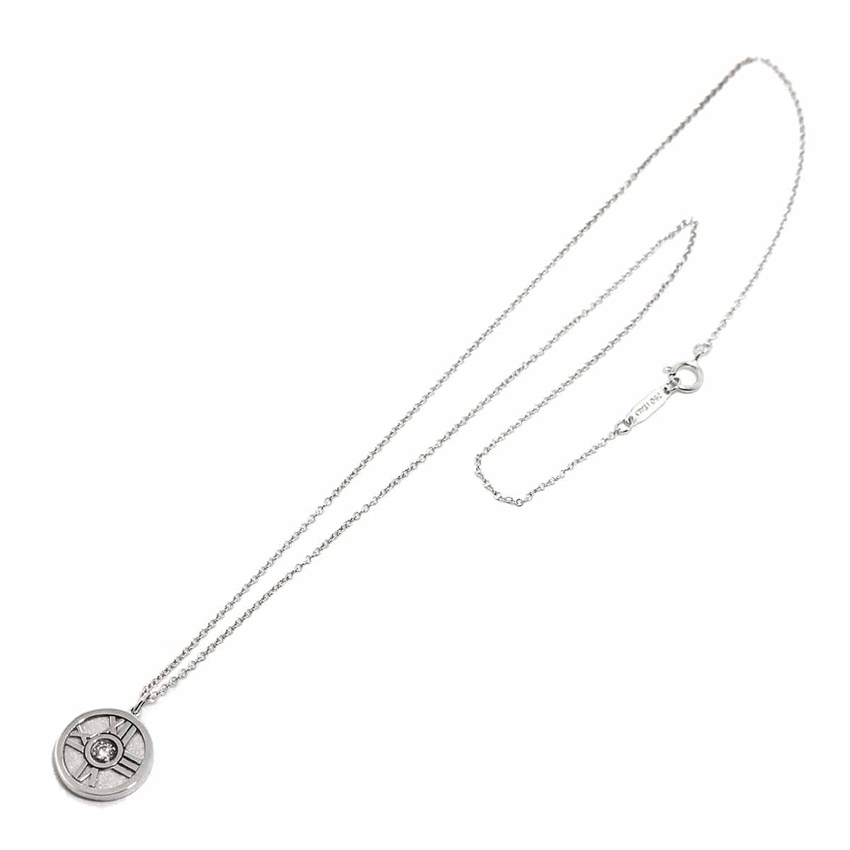 Atlas Diamond Necklace 18K White Gold 750