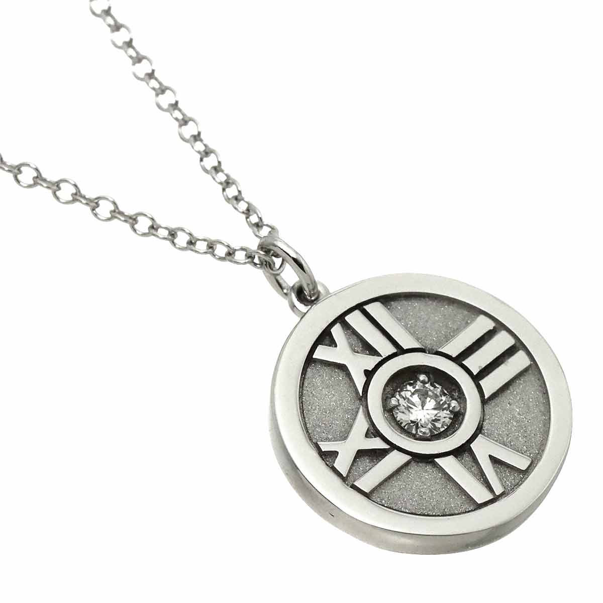 Atlas Diamond Necklace 18K White Gold 750