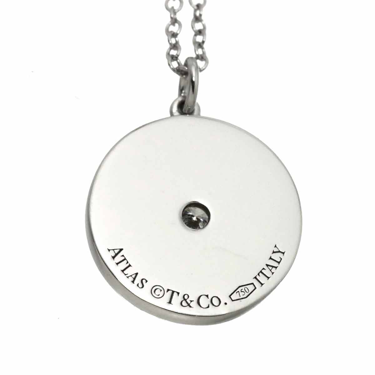 Atlas Diamond Necklace 18K White Gold 750