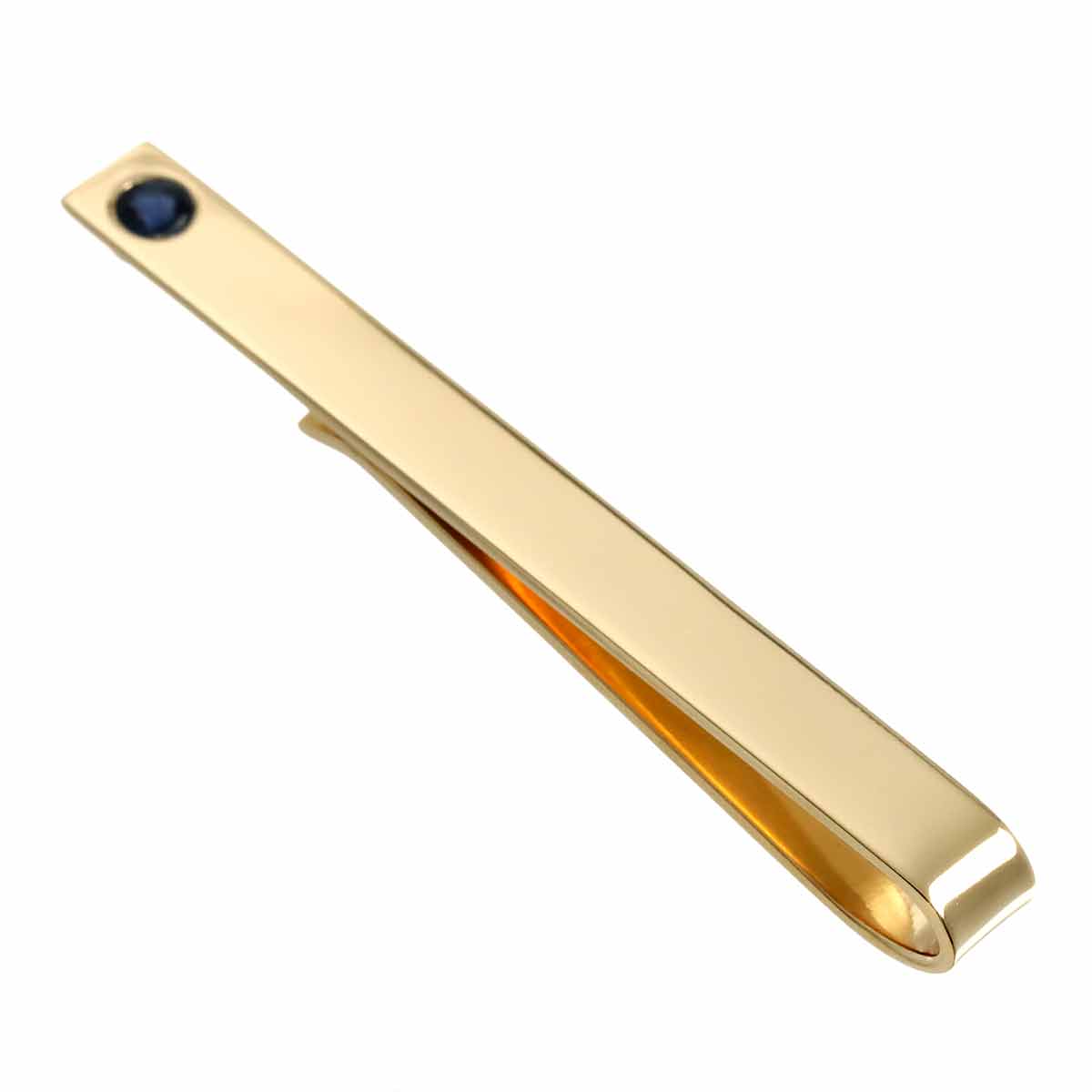 Tie Bar Sapphire 14K Yellow Gold 585