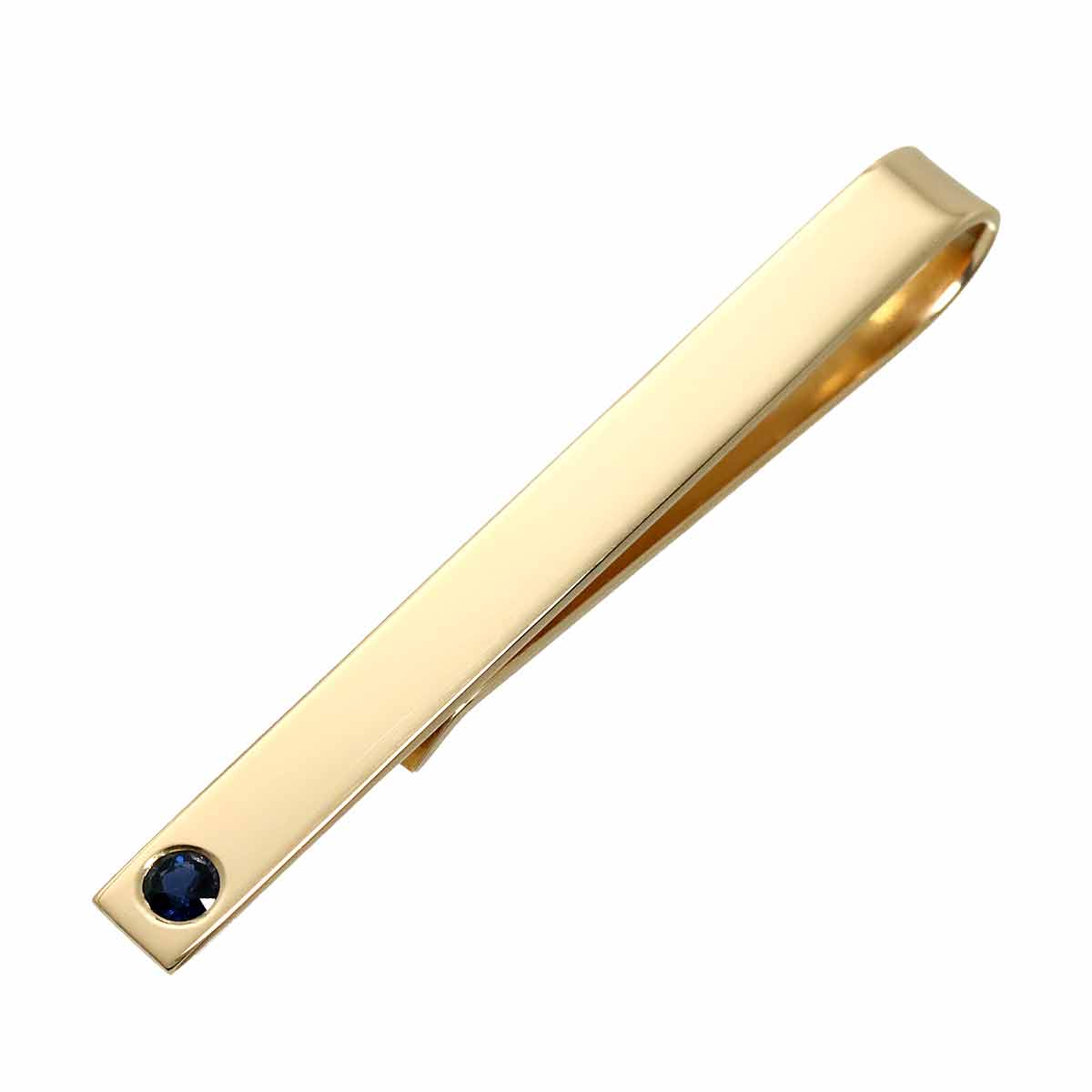 Tie Bar Sapphire 14K Yellow Gold 585