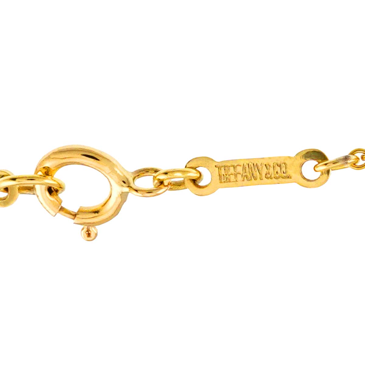 Open Heart Necklace 18K Yellow Gold 750