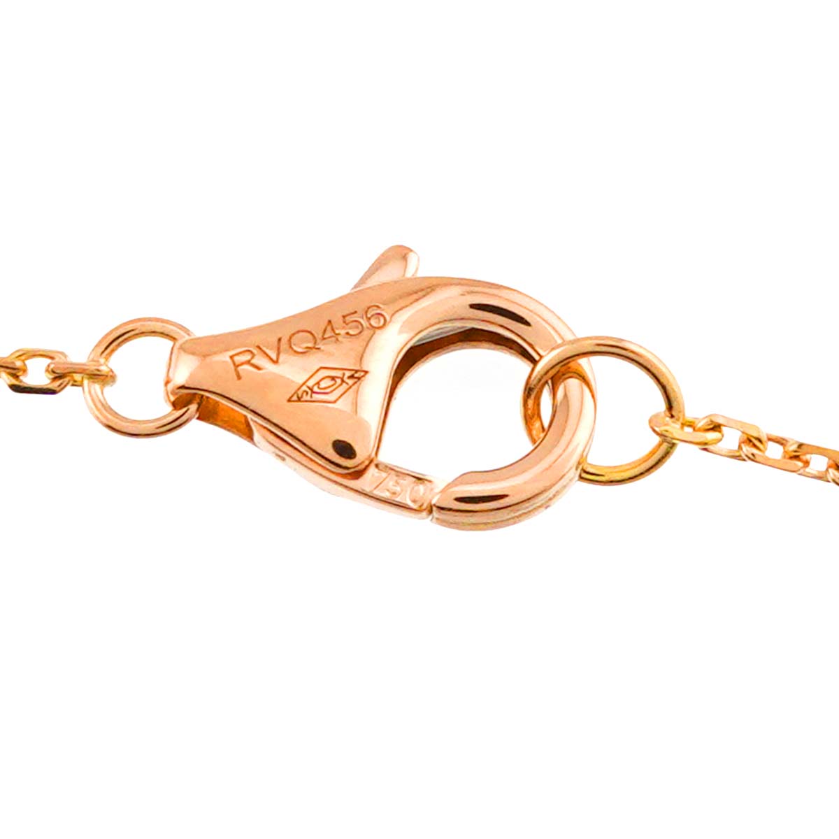 Amulette De Onyx Diamond Necklace XS 18K Pink Gold 750