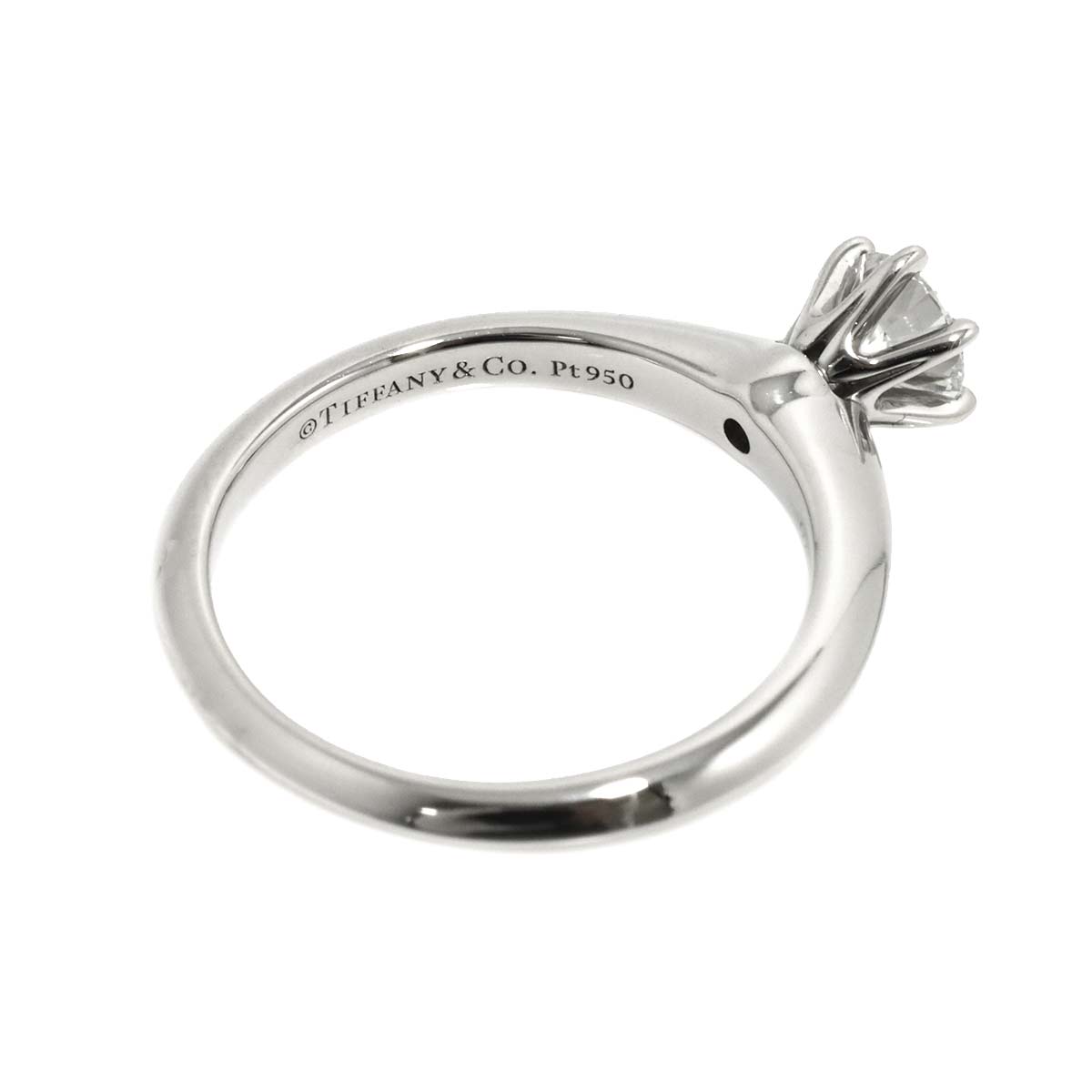 Diamond 0.33ct G/VS1/3EX Ring Platinum Size4(US)