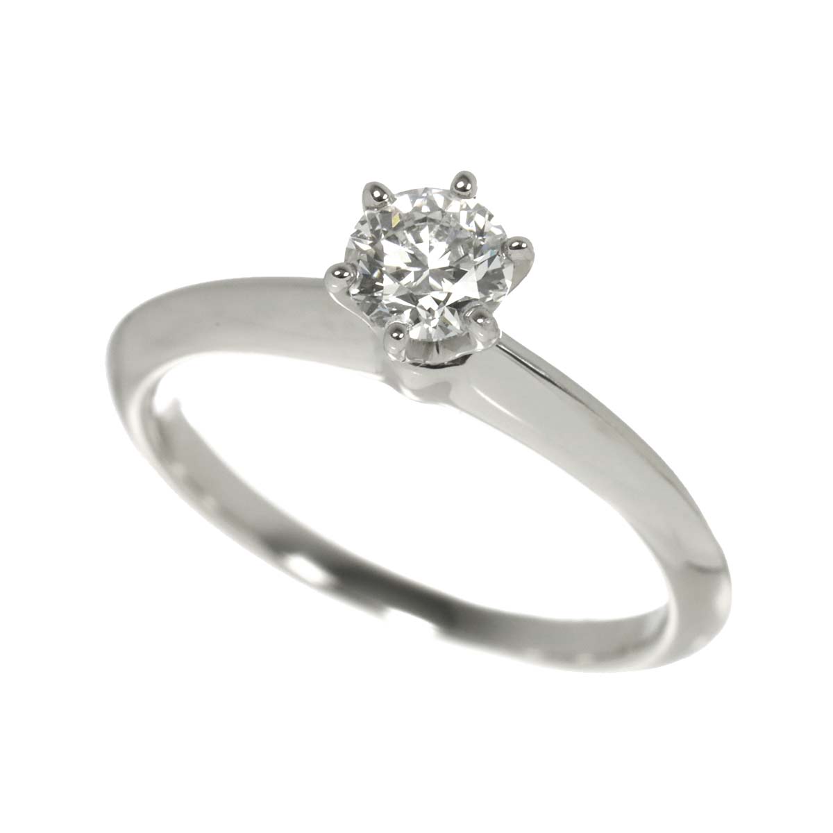 Diamond 0.33ct G/VS1/3EX Ring Platinum Size4(US)