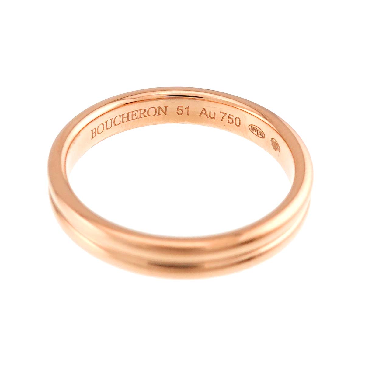 GODRON Ring 18K PG 750 size51 5.5-5.75(US)