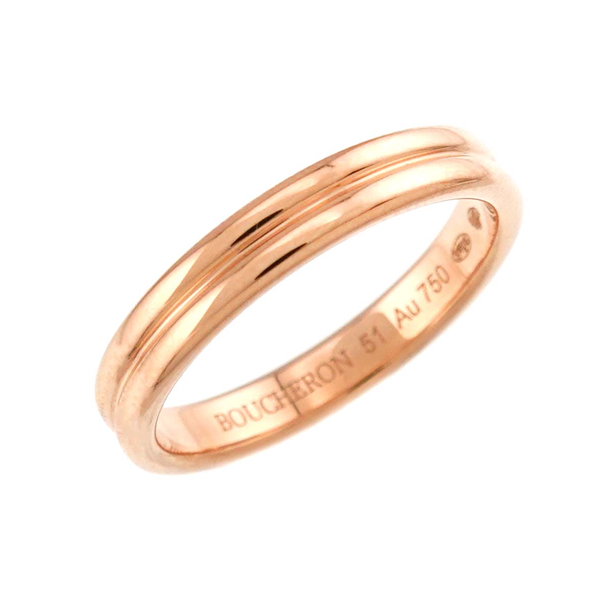 GODRON Ring 18K PG 750 size51 5.5-5.75(US)