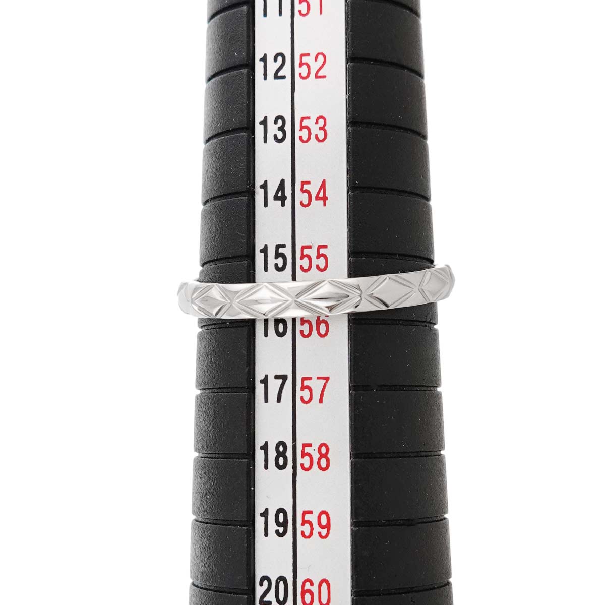 Matelasse Ring Pt Platinum size56 7.5(US)