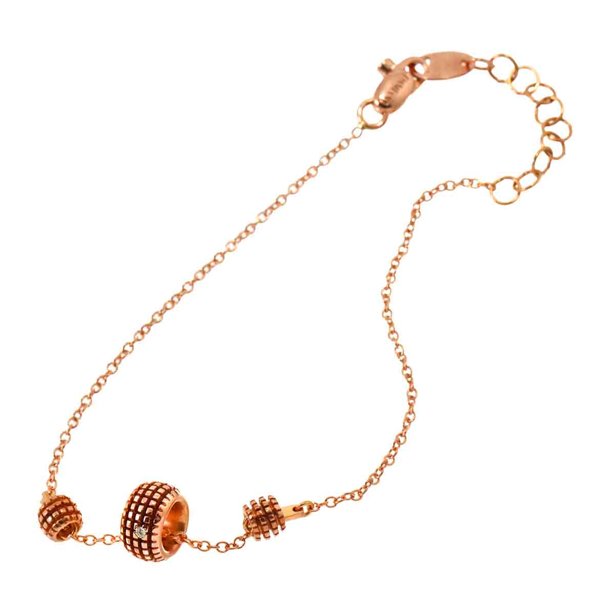 METROPOLITAN Diamond Bracelet 18K PG 750