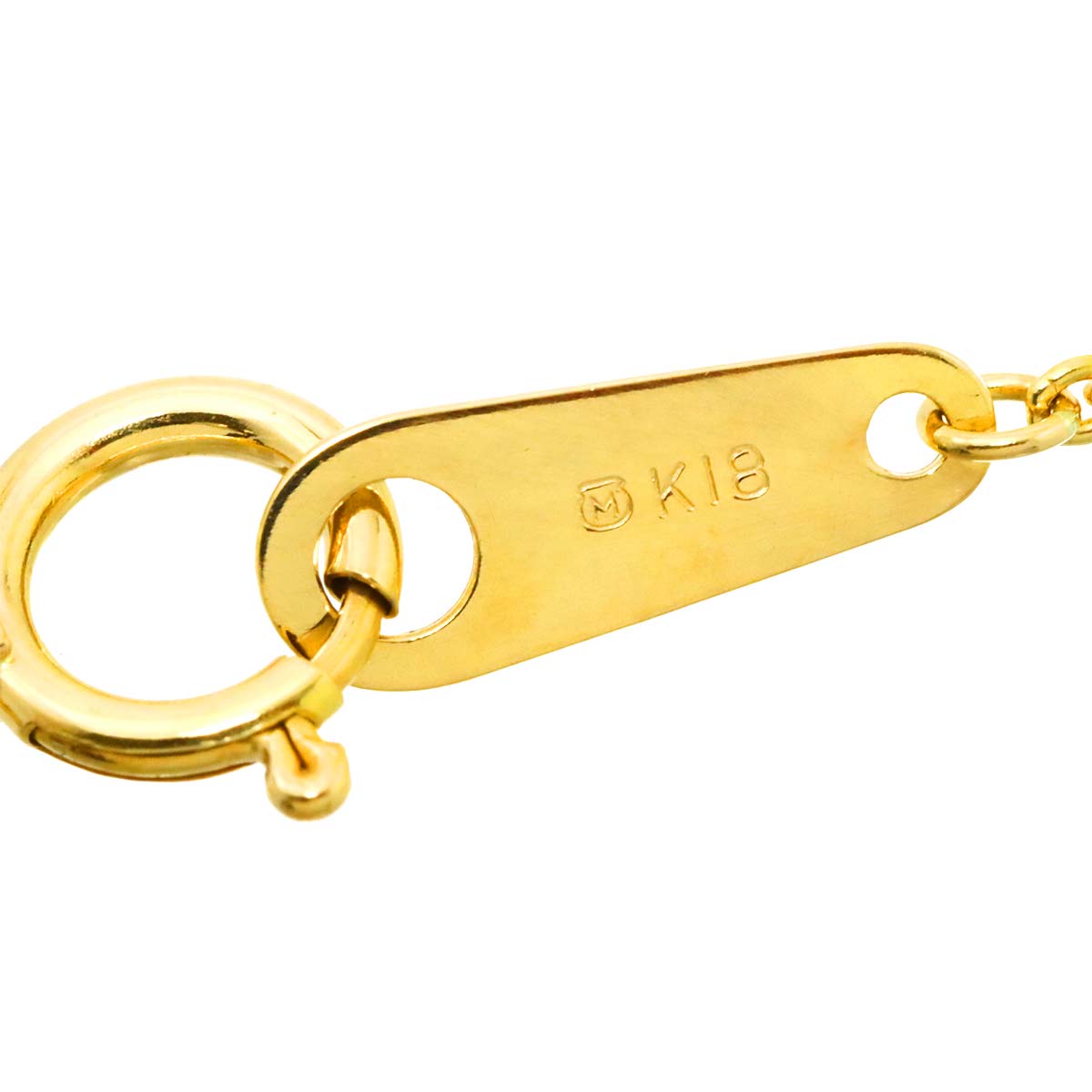 Akoya Pearl 5.6mm Diamond Necklace 18K YG 750