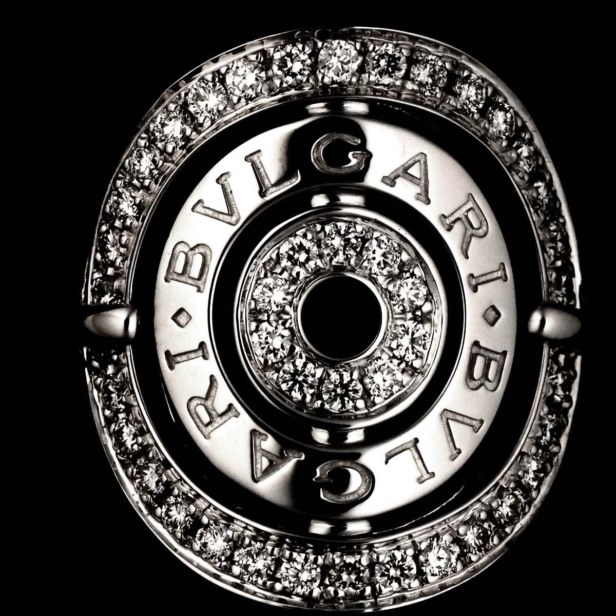 Astrale Cerchi Diamond Ring 18K White Gold 750 5.5-5.75(US)