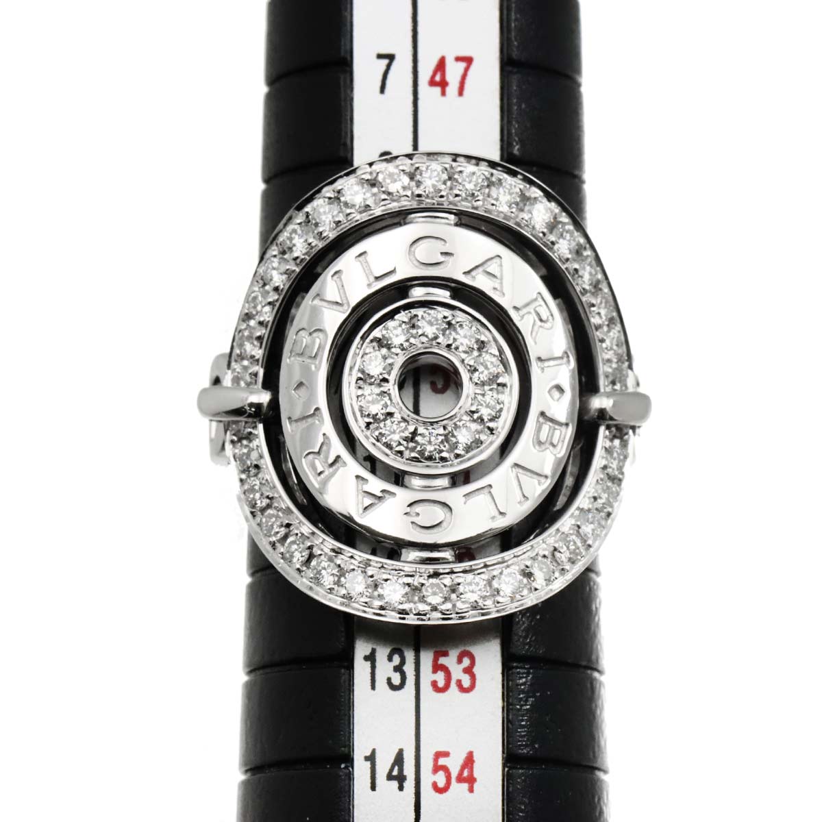 Astrale Cerchi Diamond Ring 18K White Gold 750 5.5-5.75(US)