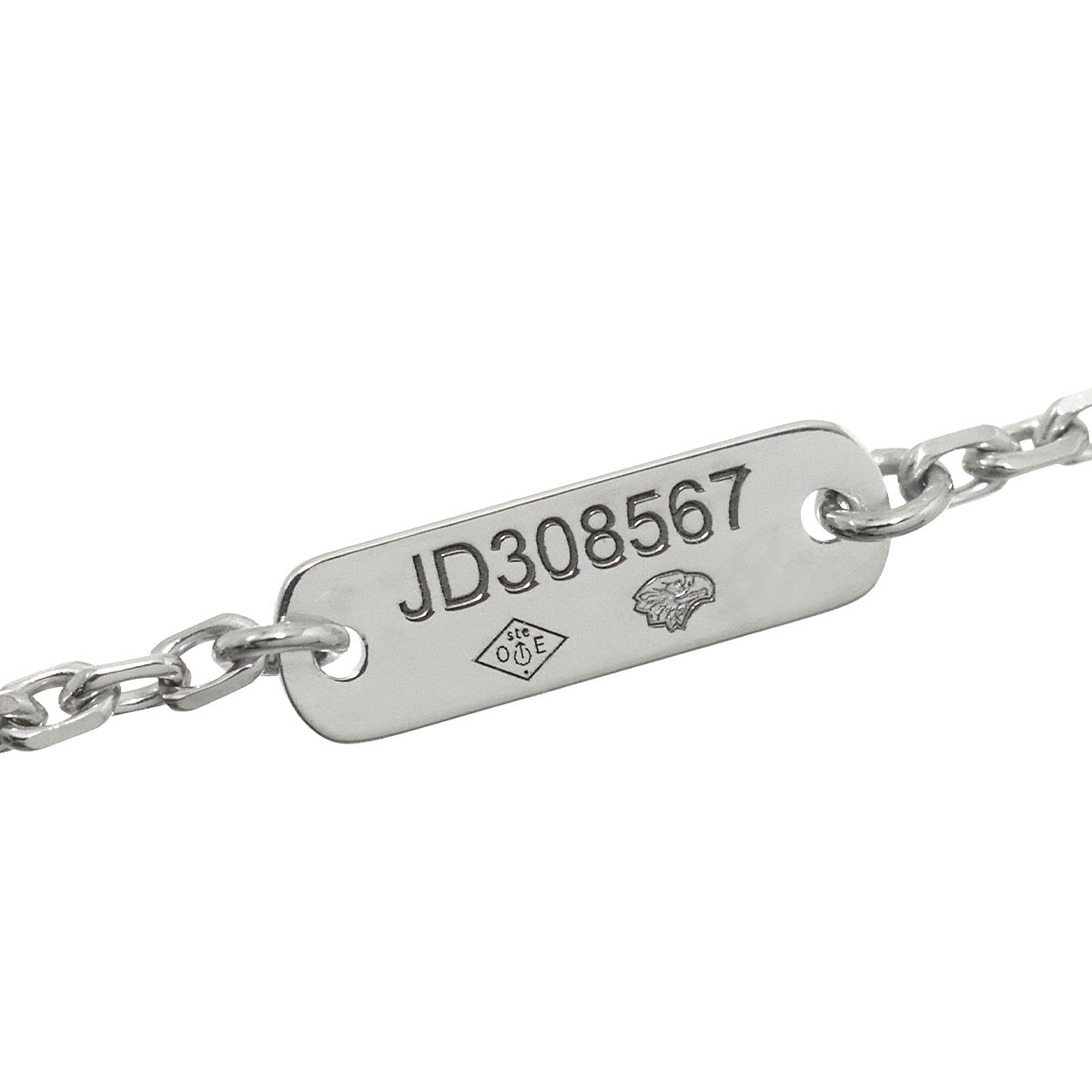 Fleurette Diamond SM Necklace 18K WG 750