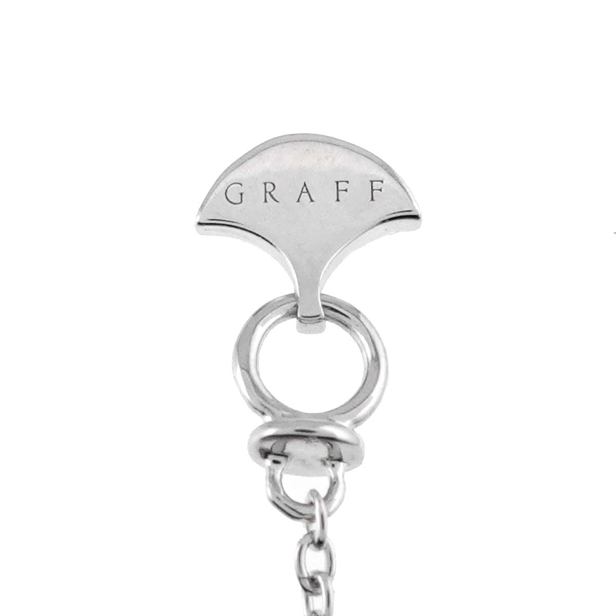 Butterfly Silhouette Mini Diamond Necklace 18K WG 750