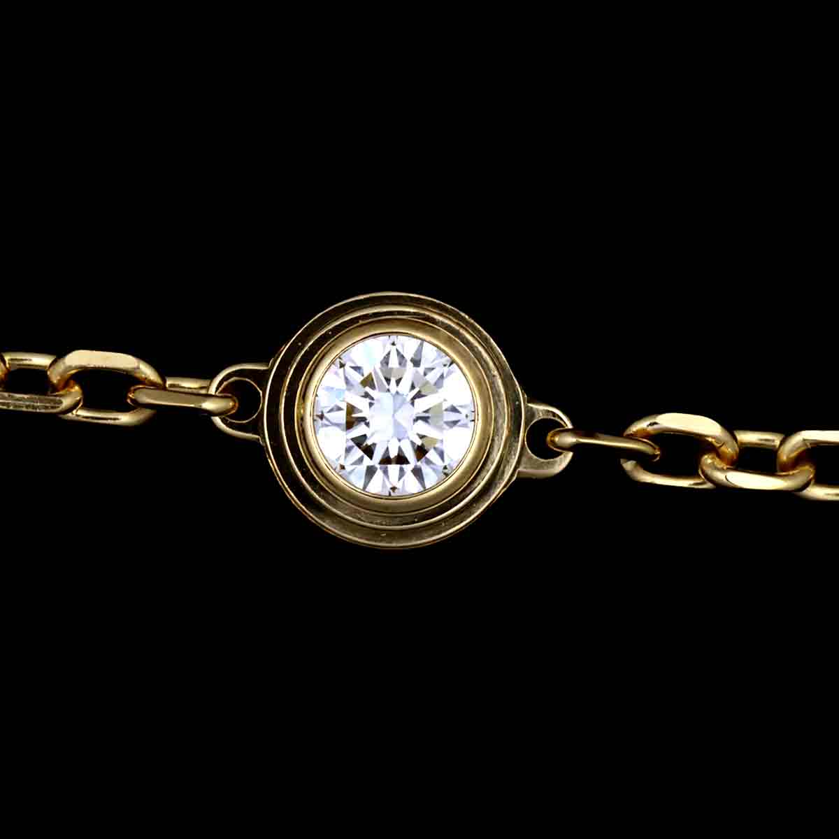 d Amour Diamond Bracelet SM 18K Yellow Gold 750