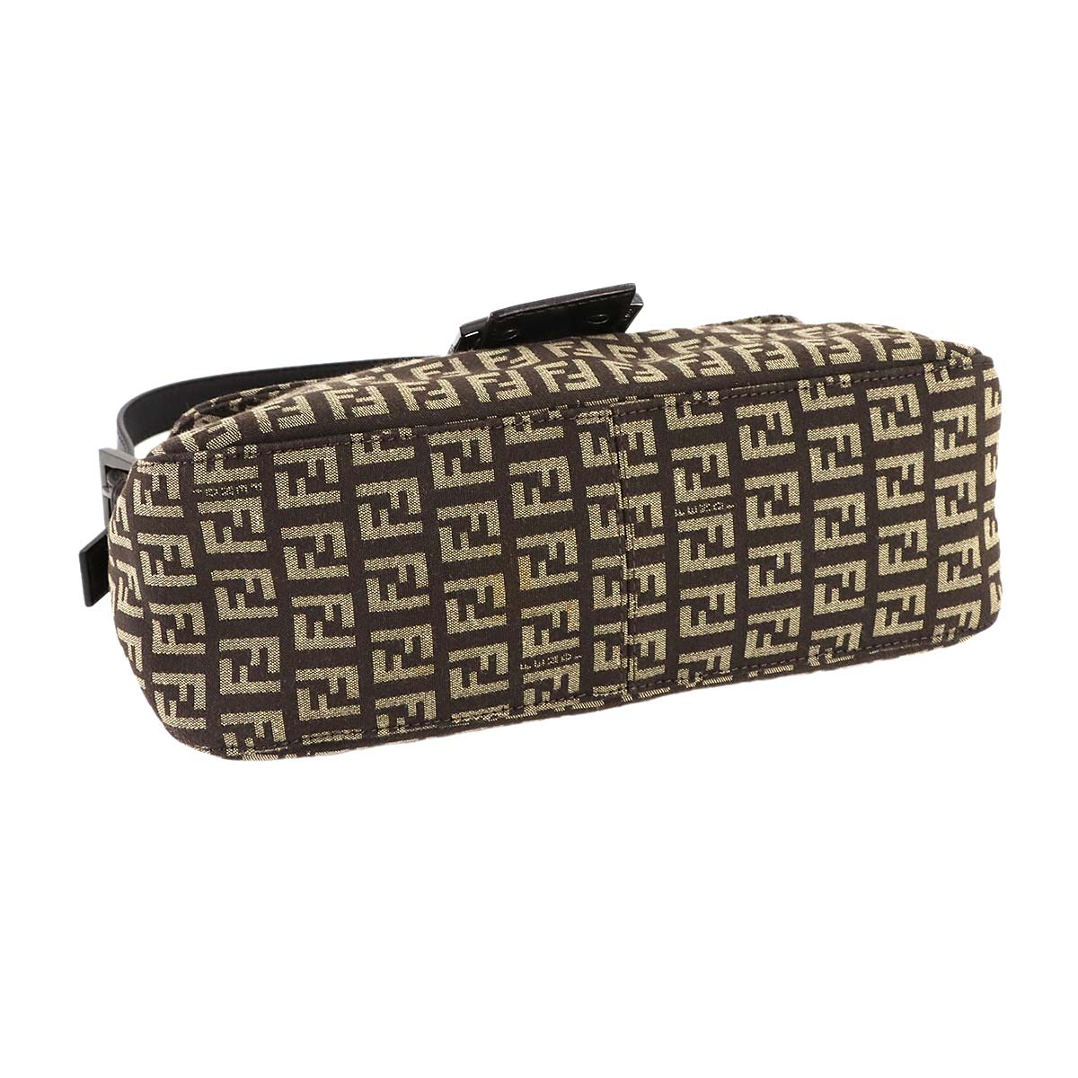 Zucchino Mamma Baguette Shoulder Bag Canvas Brown Beige 8BR003