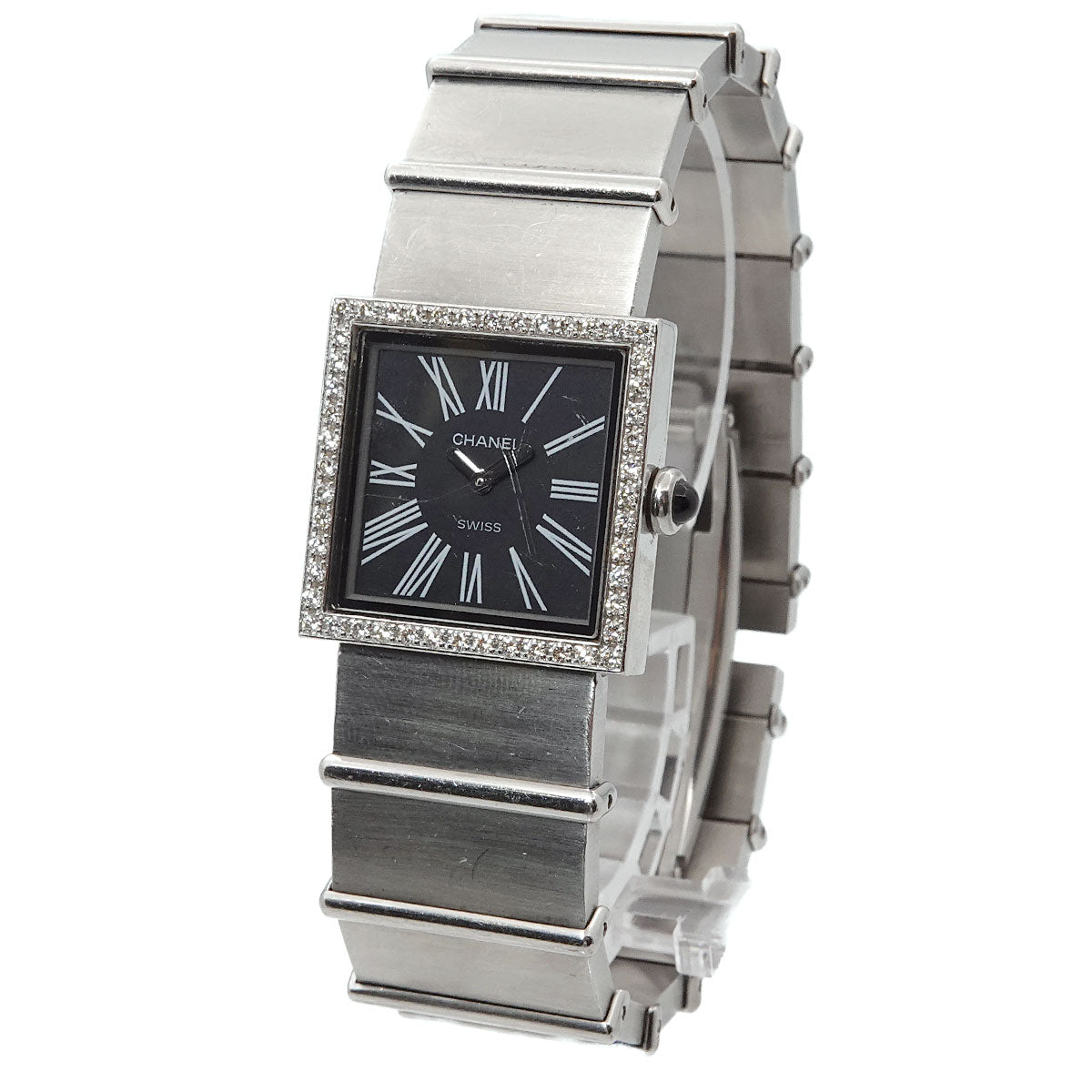 Mademoiselle H0826 Quartz Black Dial Ladies Wrist Watch