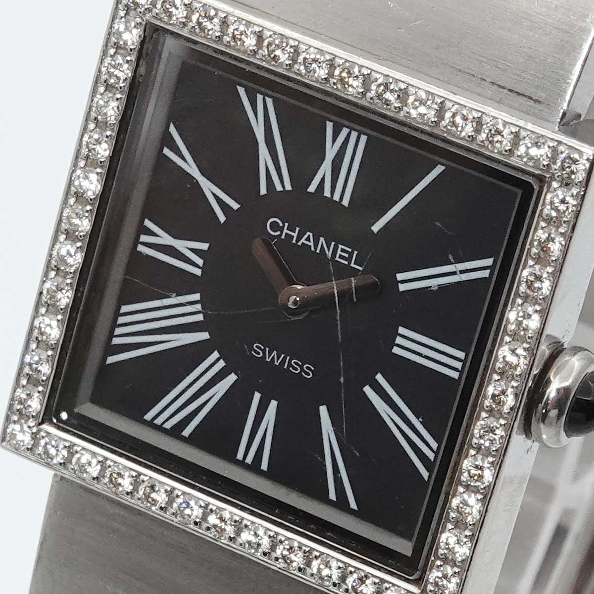 Mademoiselle H0826 Quartz Black Dial Ladies Wrist Watch