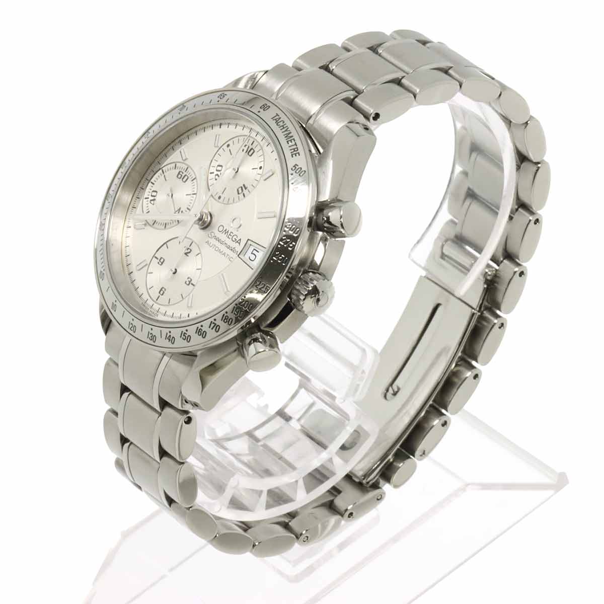 Speedmaster Date 3513 30 Chronograph Automatic Silver Dial Mens