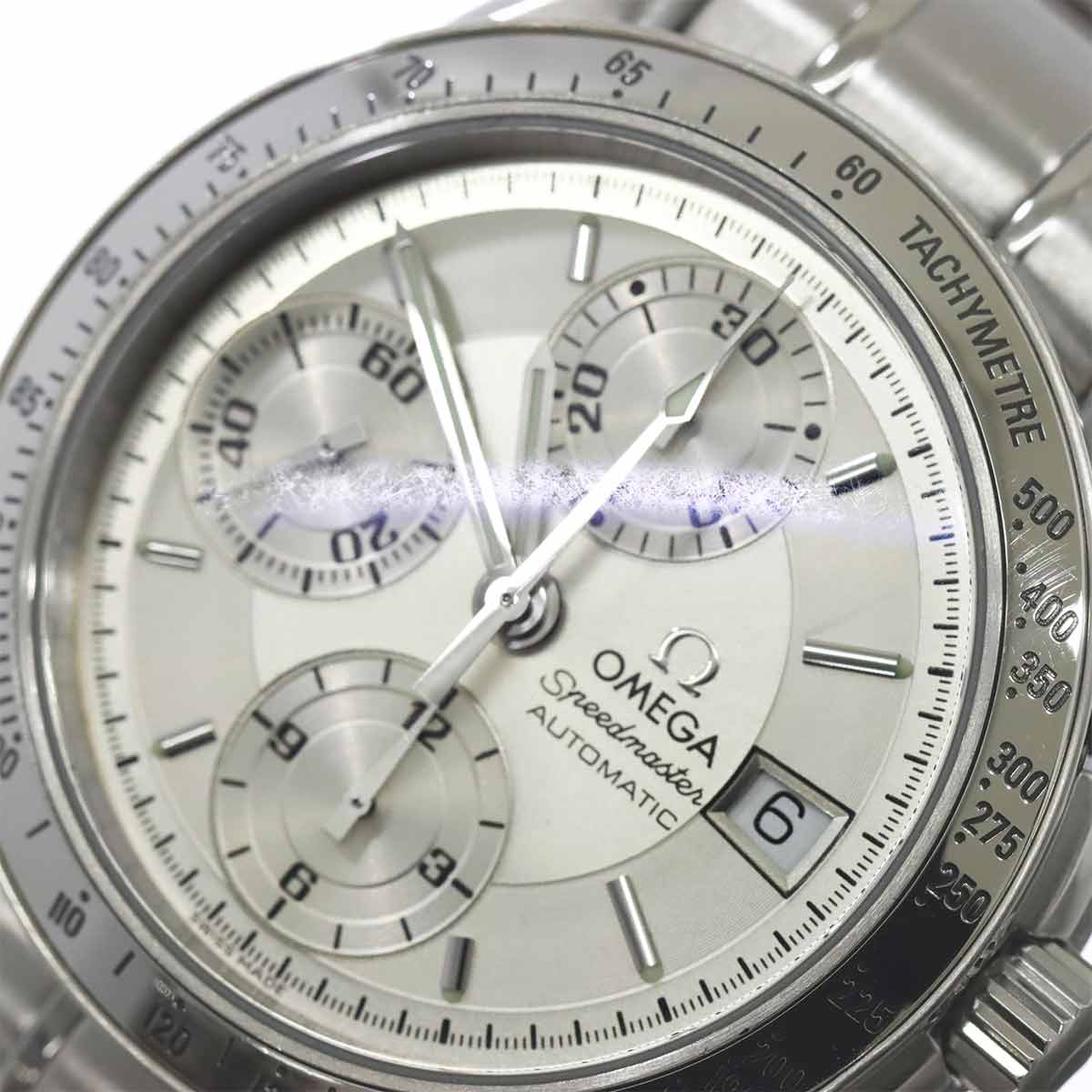 Speedmaster Date 3513 30 Chronograph Automatic Silver Dial Mens