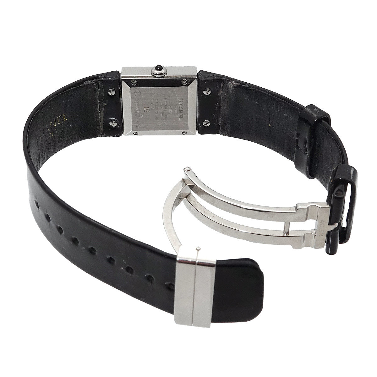 Matelasse H0500 Diamond Bezel Black Dial Quartz Ladies