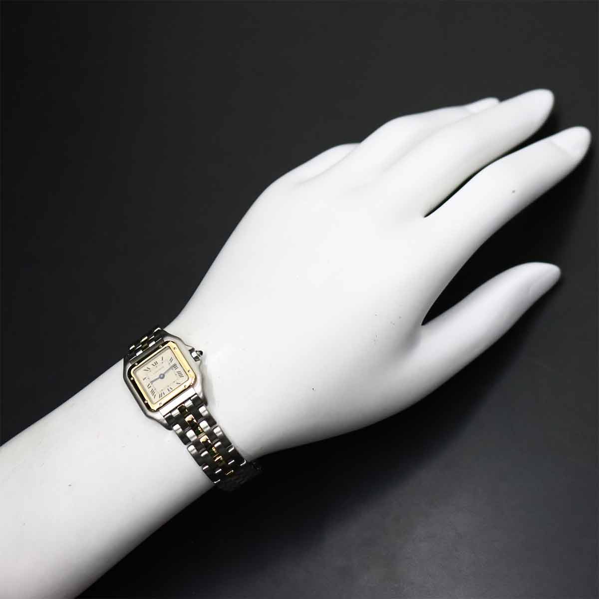 Panthere one Row SM Quartz W25029B5 YG Ladies Watch