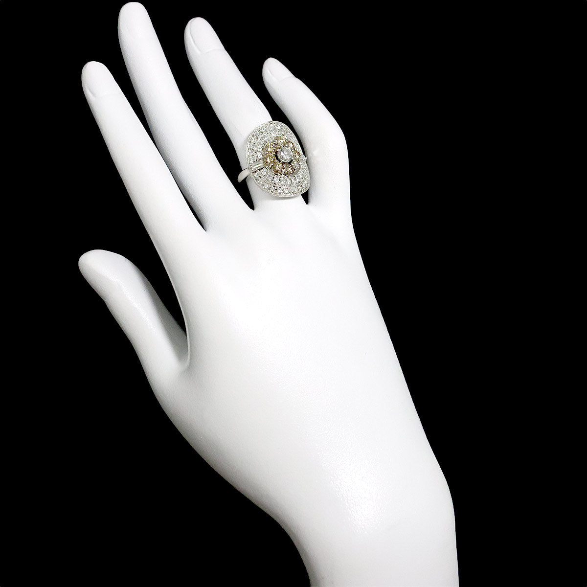 Diamond 0.38ct/2.21ct Ring Pt Platinum size6(US)