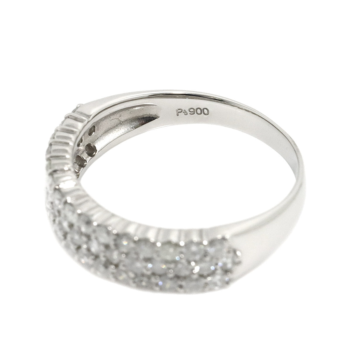 Diamond 1.00ct Ring Pt Platinum size7.25(US)
