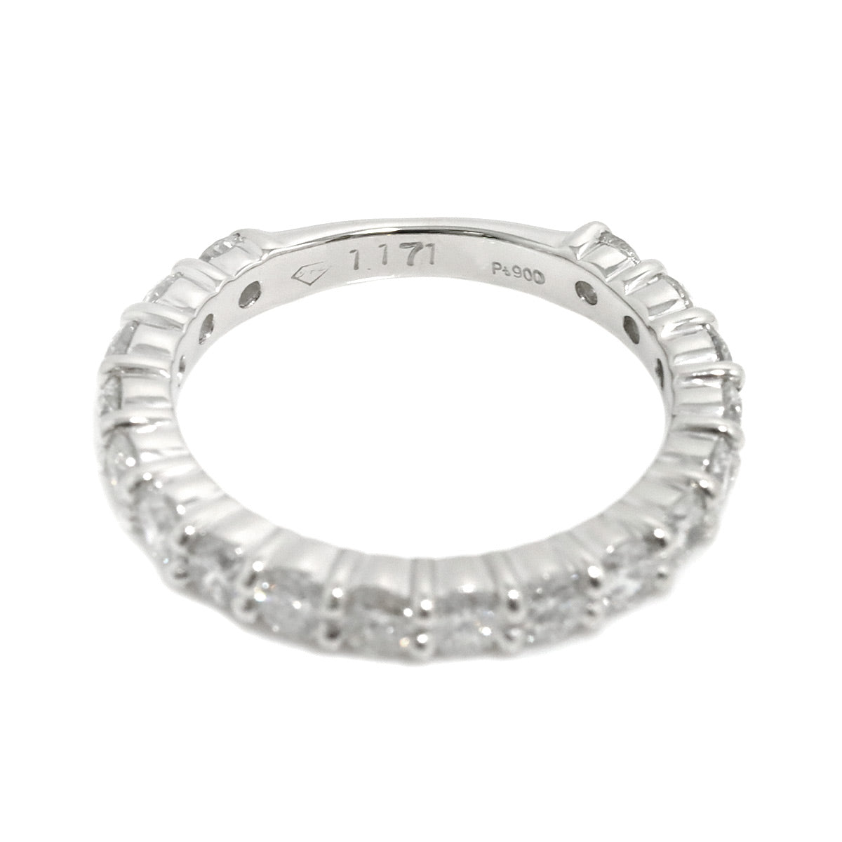 Diamond 1.171ct Ring Pt Platinum size4.5(US)