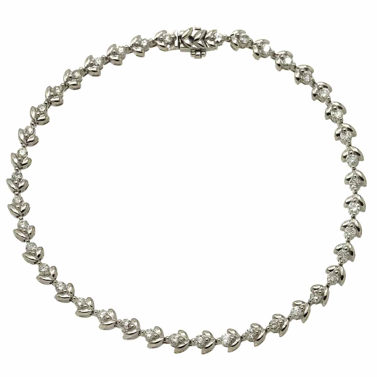 Diamond 1.00ct Bracelet Pt Platinum