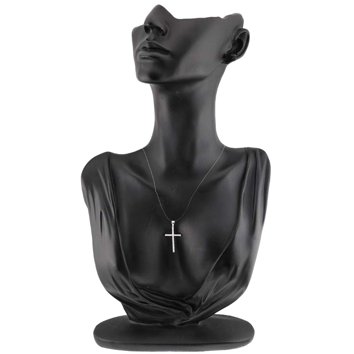 Diamond 0.34ct Pendant Top 18K K18 WG White Gold 750