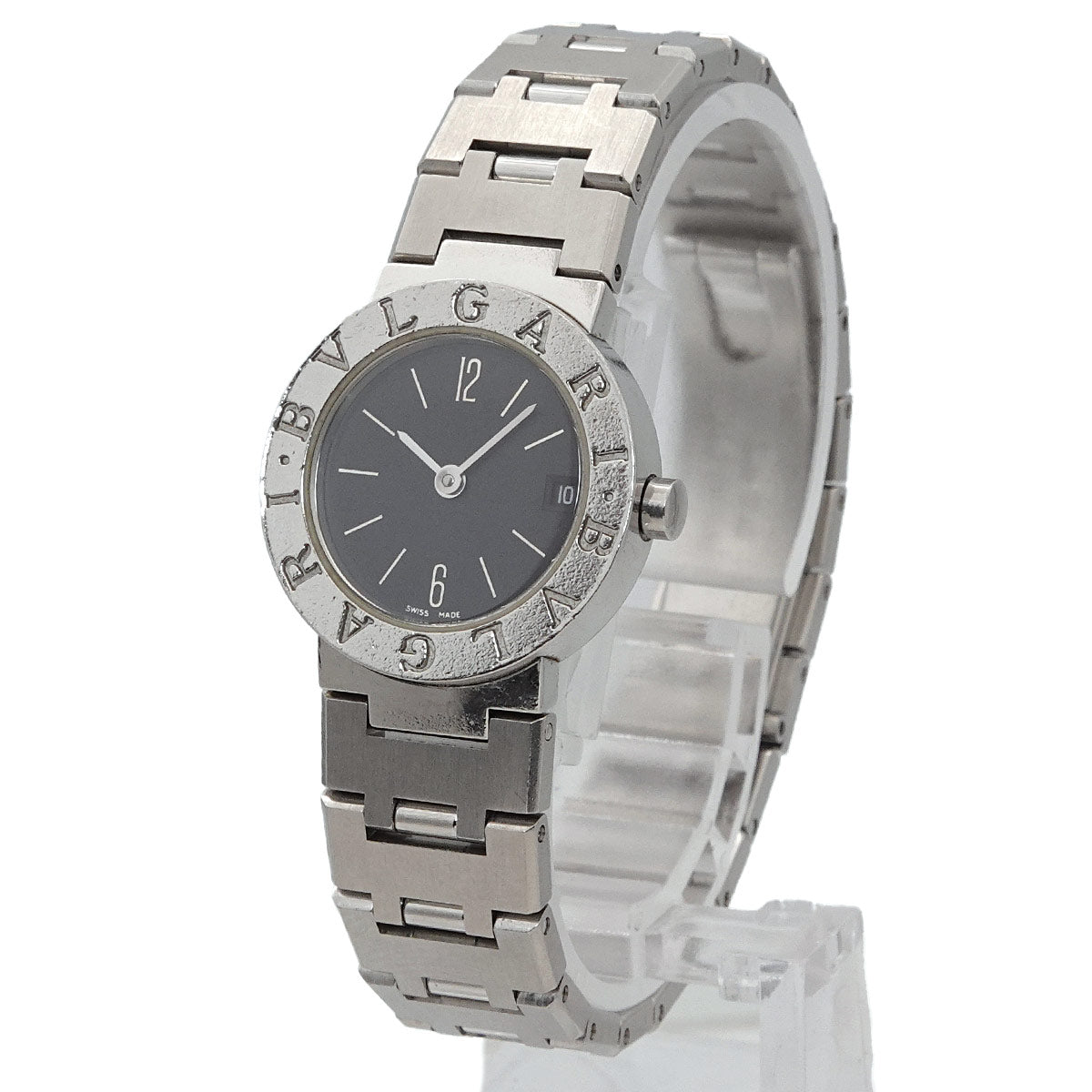 BVLGARIBVLGARI BB23SS Quartz Black Dial Ladies Watch