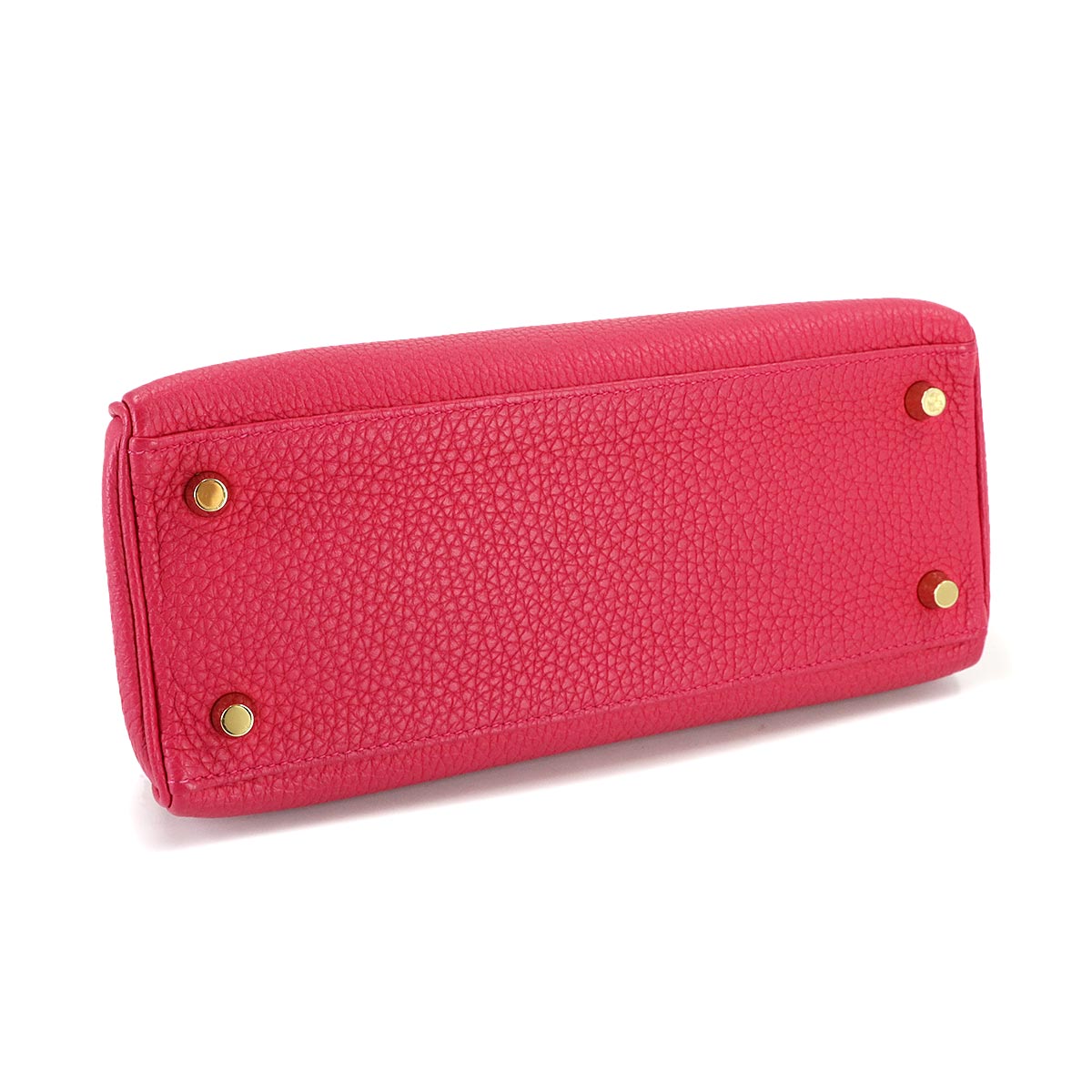 Kelly 25 2way Hand Shoulder Bag Togo Framboise Purse Pink